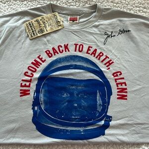 Homage John Glenn Commemorative Friendship 7 50th Anniv Autographed - XL Men